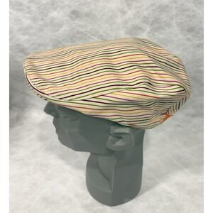 Dakine Striped Cotton Ivy Cap Newsboy Hat One Size‎ Multicolor Retro Y2K Retro